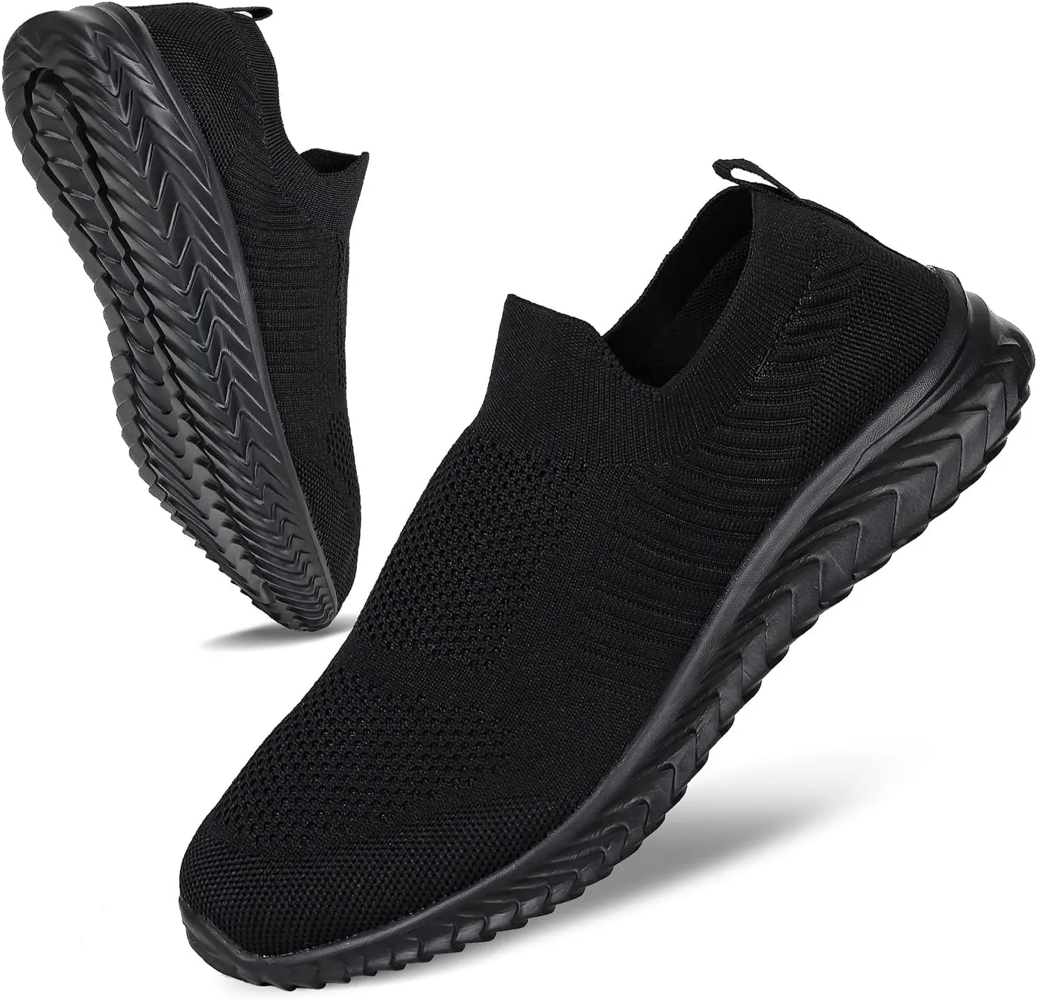 JIAFO Mens Shoes Walking Shoes for Men Mens Slip On Shoes Sneakers for Men, Casual Athletic Running, Lightweight Breathable Mesh Knit