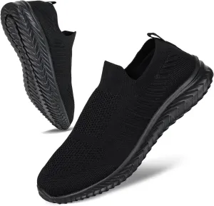 JIAFO Mens Shoes Walking Shoes for Men Mens Slip On Shoes Sneakers for Men, Casual Athletic Running, Lightweight Breathable Mesh Knit