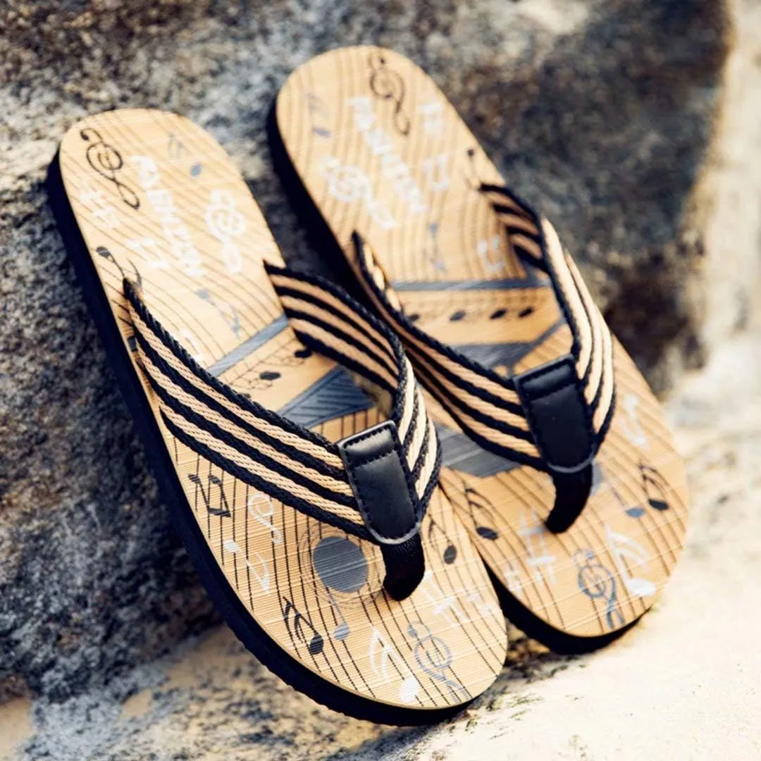Jinsha flip flops sandals Beach shoes Deodorant Breathable Comfortable soft Non-slip T-shoes outdoor summer fashion Unisex