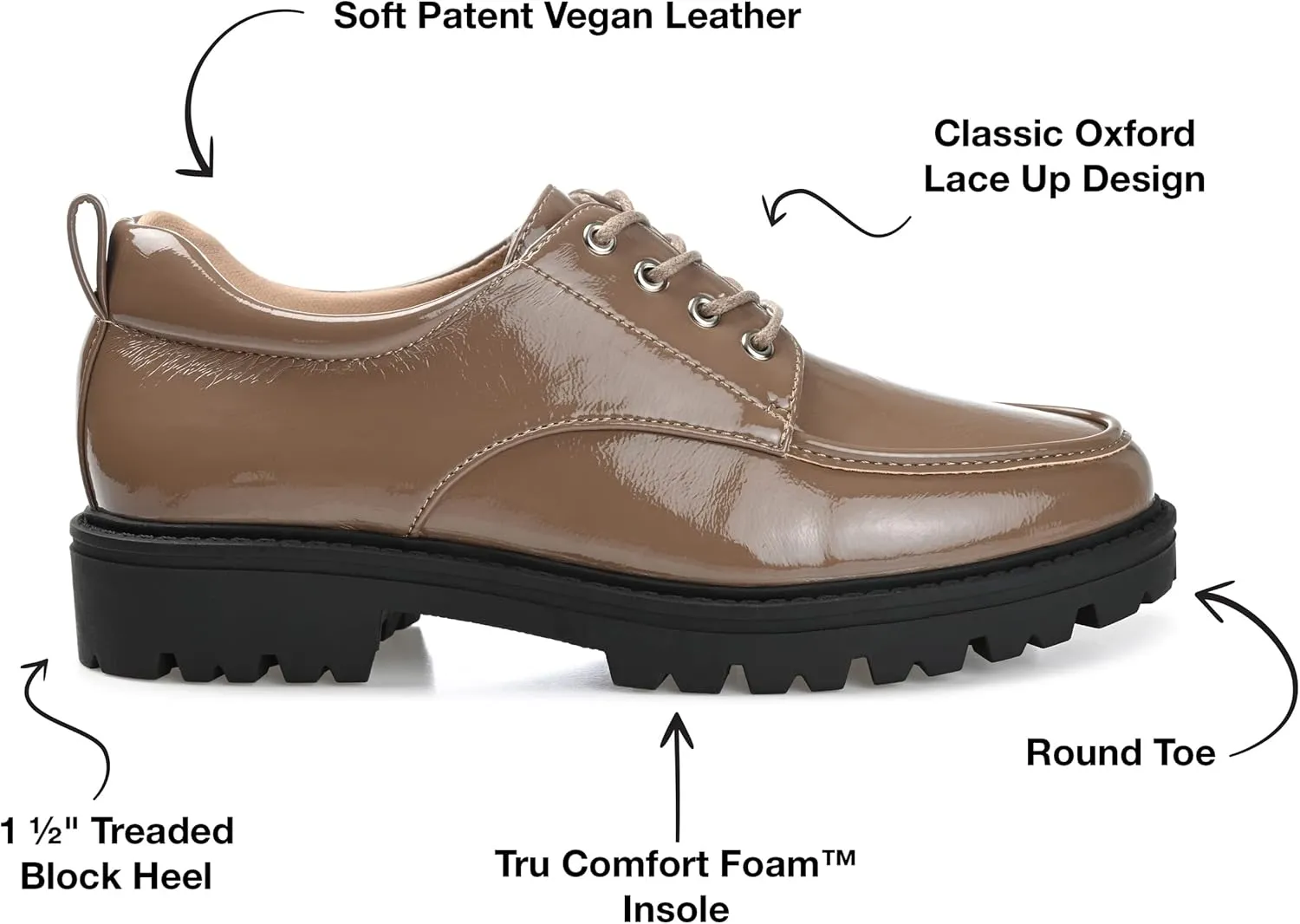 Journee Collection Women's Zina Oxford Flat