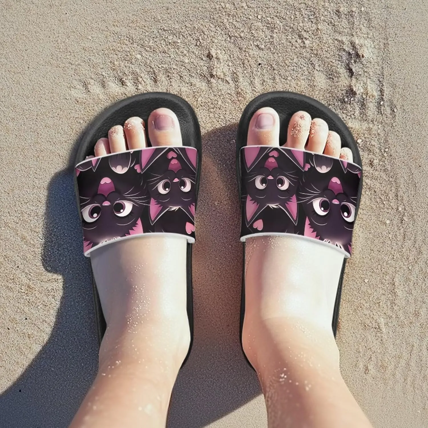 JoyLamoria Animals Design Sandals House Slides Kids Cloud Slippers Cushioned Non Slip Indoor Outdoor Lightweight Open Toe Comfy