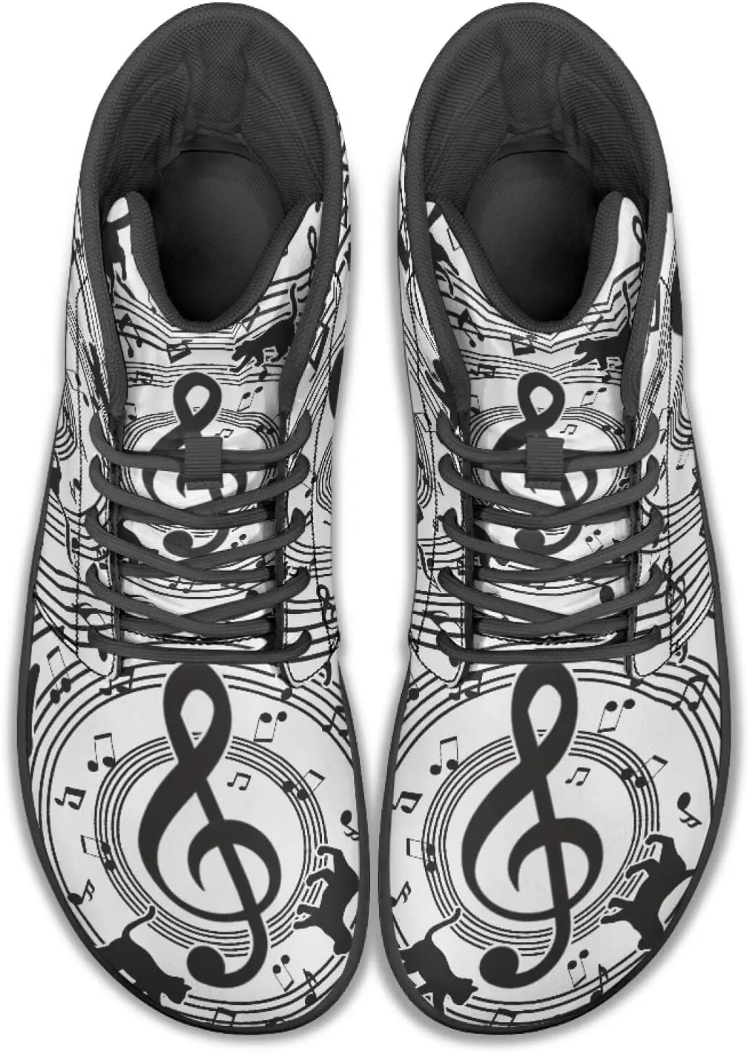 JoyLamoria Skull Rose High Top Sneakers Women Leather Causal Lace Shoes Fashion 2025 Walking Tennis Dress Shoe