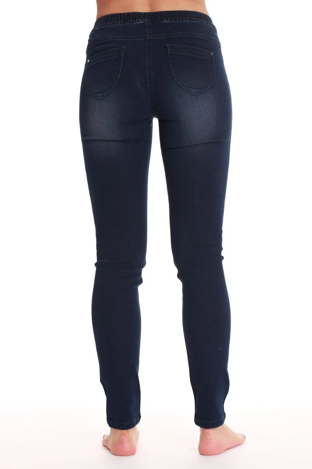 Just Love Denim Jeggings for Women with Pockets Comfortable Stretch Jeans Leggings