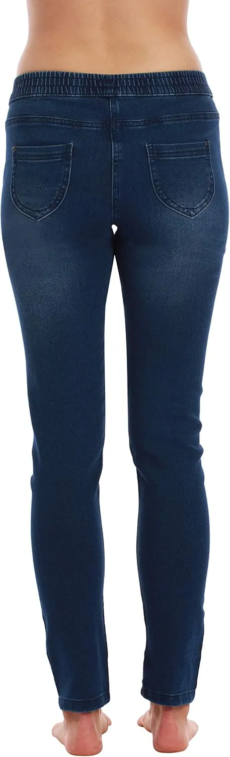 Just Love Denim Jeggings for Women with Pockets Comfortable Stretch Jeans Leggings