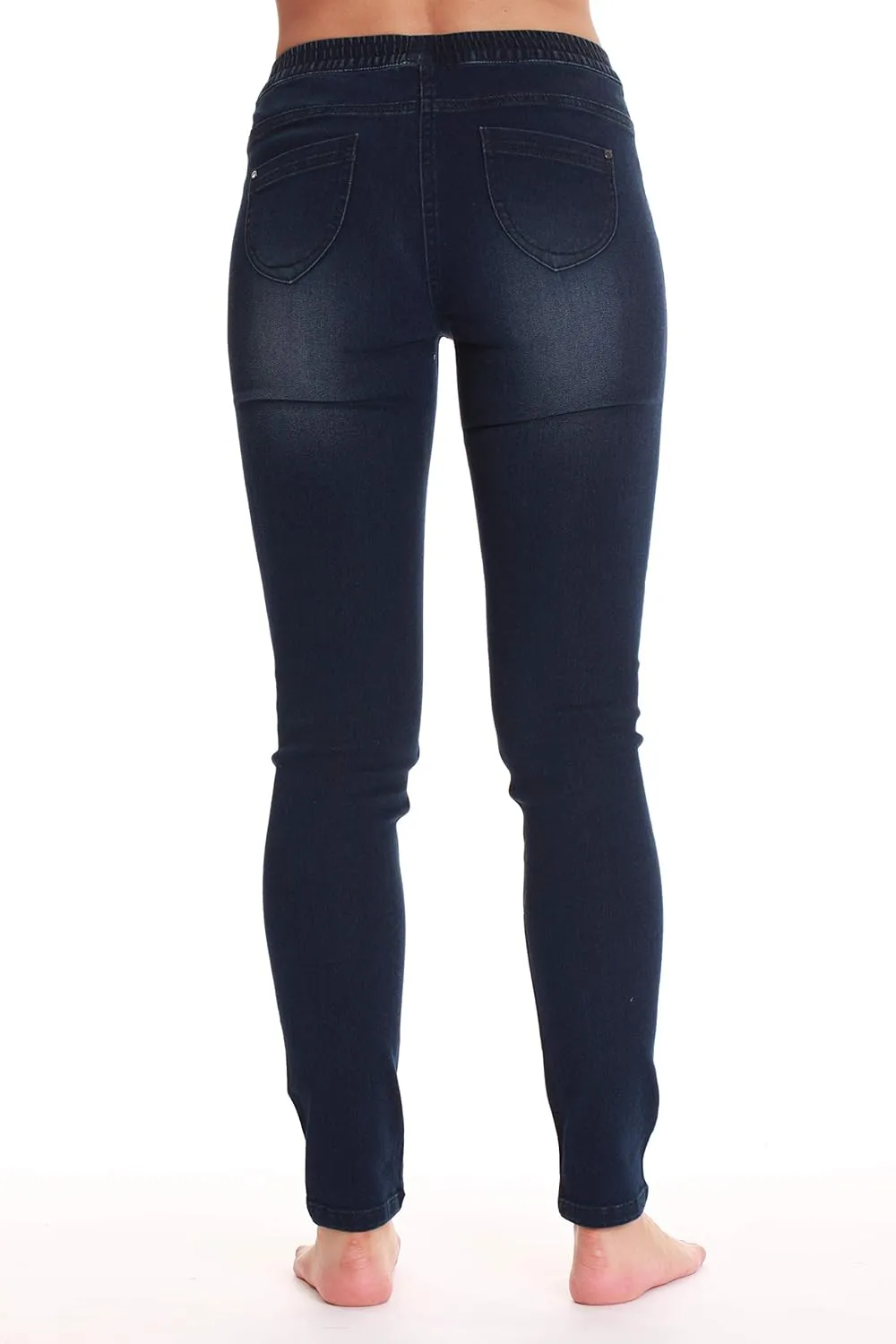 Just Love Denim Jeggings for Women with Pockets Comfortable Stretch Jeans Leggings