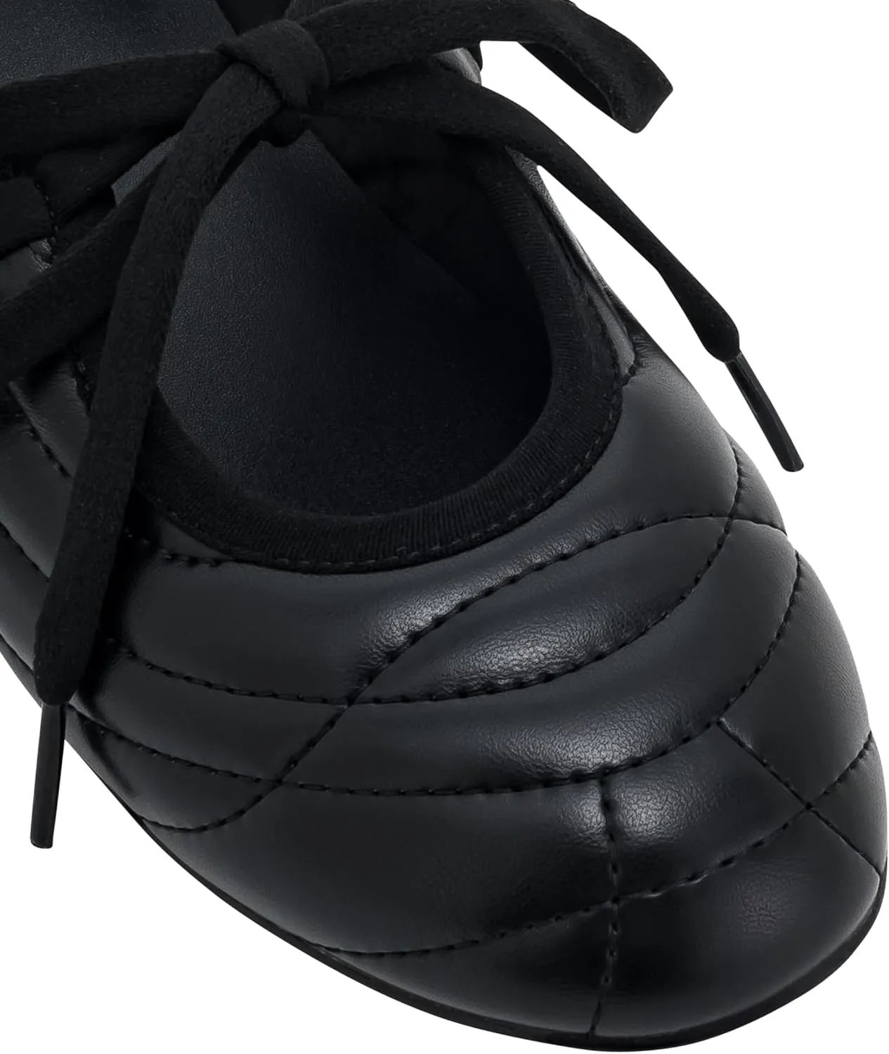 JW PEI Women's Erika Topstitching lace-up Ballet Flats