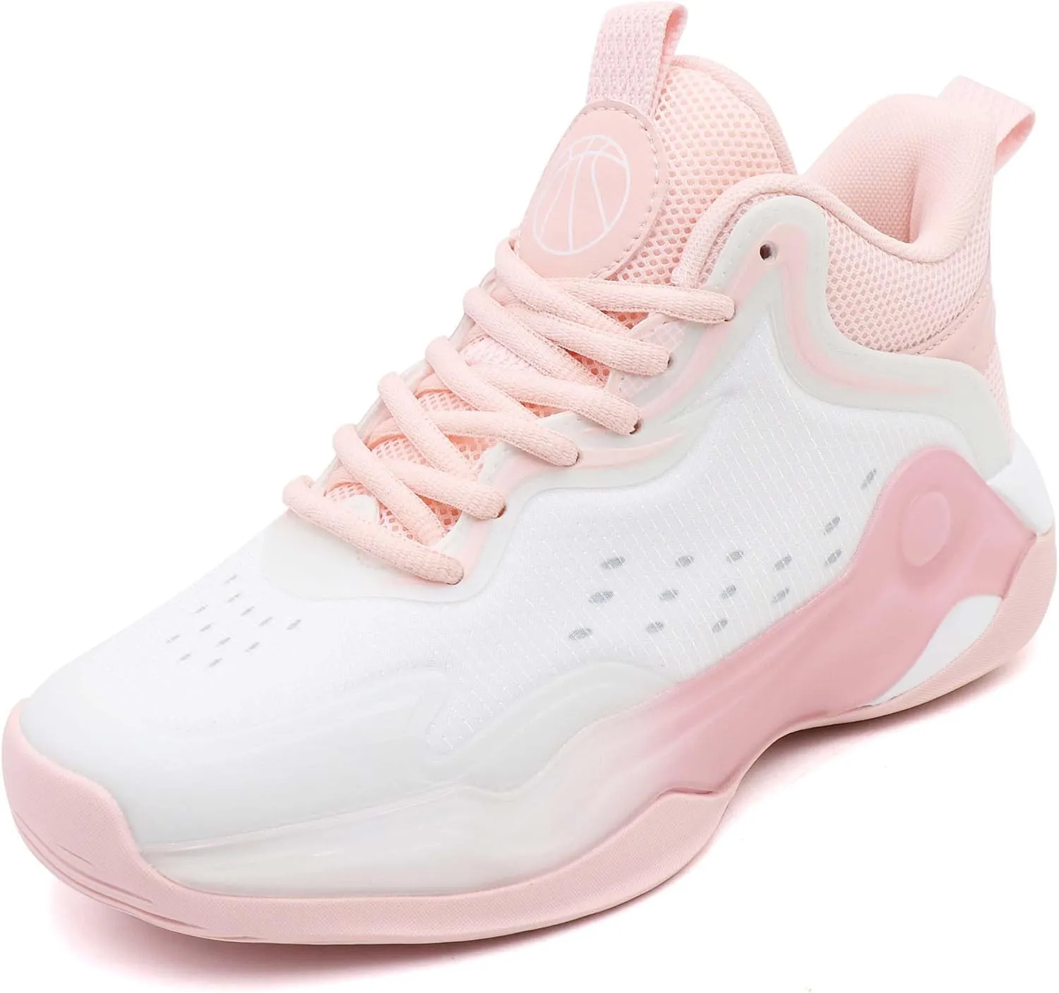 Kids Basketball Shoes, Leather Trendy Casual Sports Basketball Shoes Breathable Comfortable Boys Sneakers for Big Kids Girls Basketball Shoes