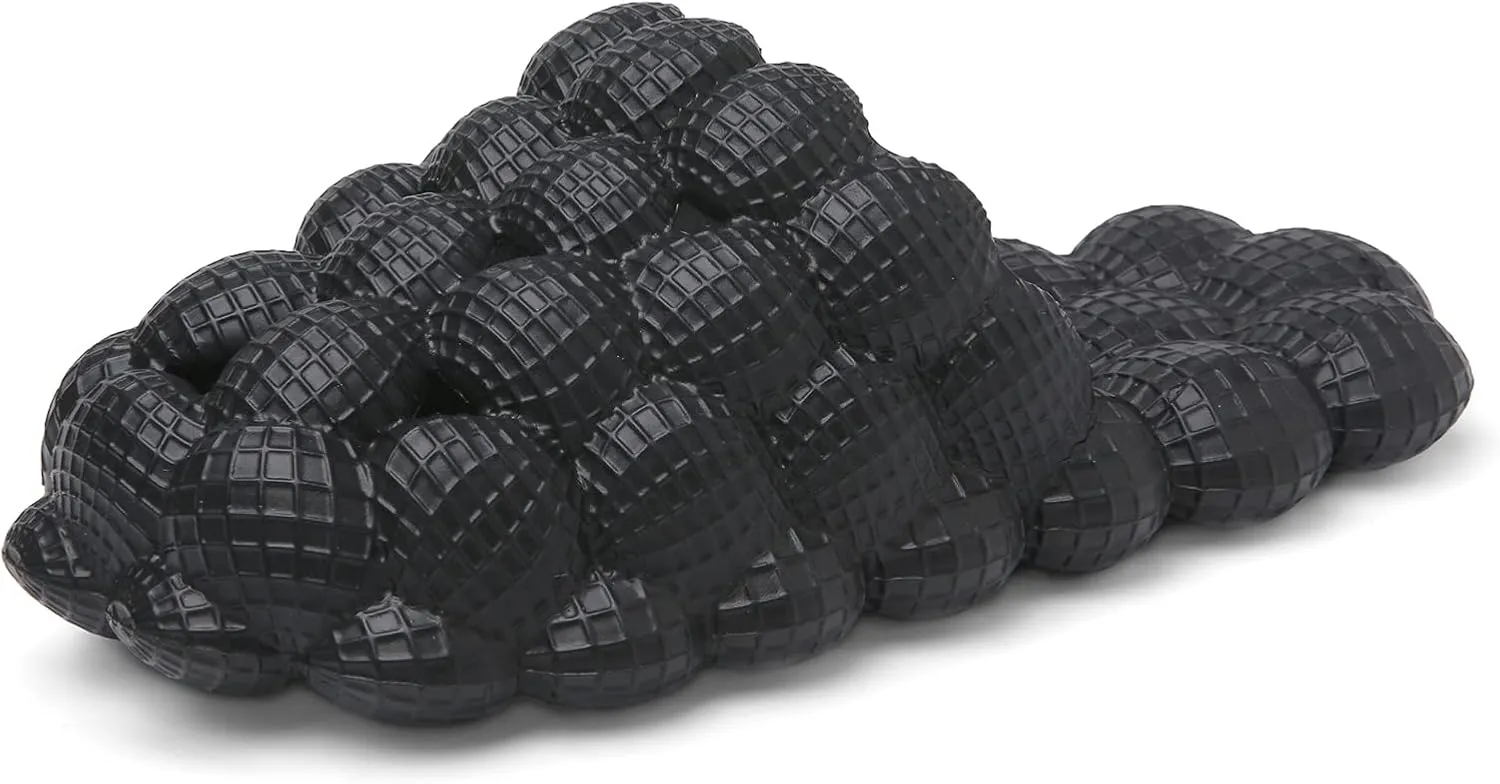 Kids Bubble Slides Golf Ball Shoes, Boys Girls Funny Lychee Massage Bubble Slippers, Non-Slip Thick Sole House Slippers Shower Sandals