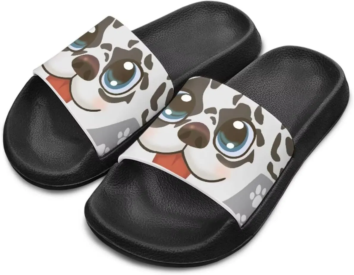 Kids Cloud Slides Girls & Boys Flip Flops Slip On Beach Sandals Youth Pool Shower Shoes EVA Summer Slippers