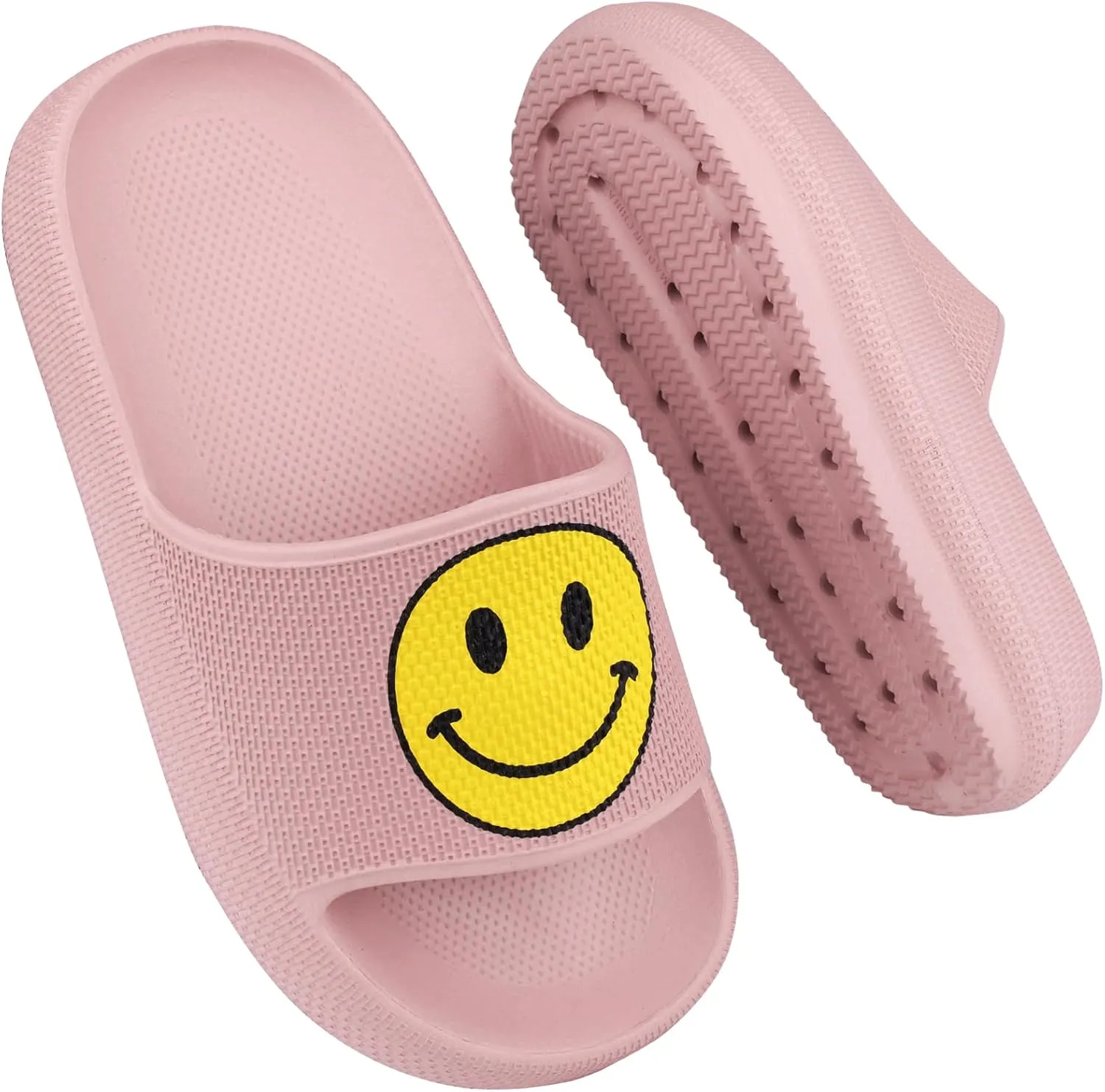 Kids Cloud Slides丨Pillow Sandals for Boys Girls丨Quick Drying Bathroom Shower Sandals丨Summer Beach Pool Slippers| Thick Sole Non-Slip