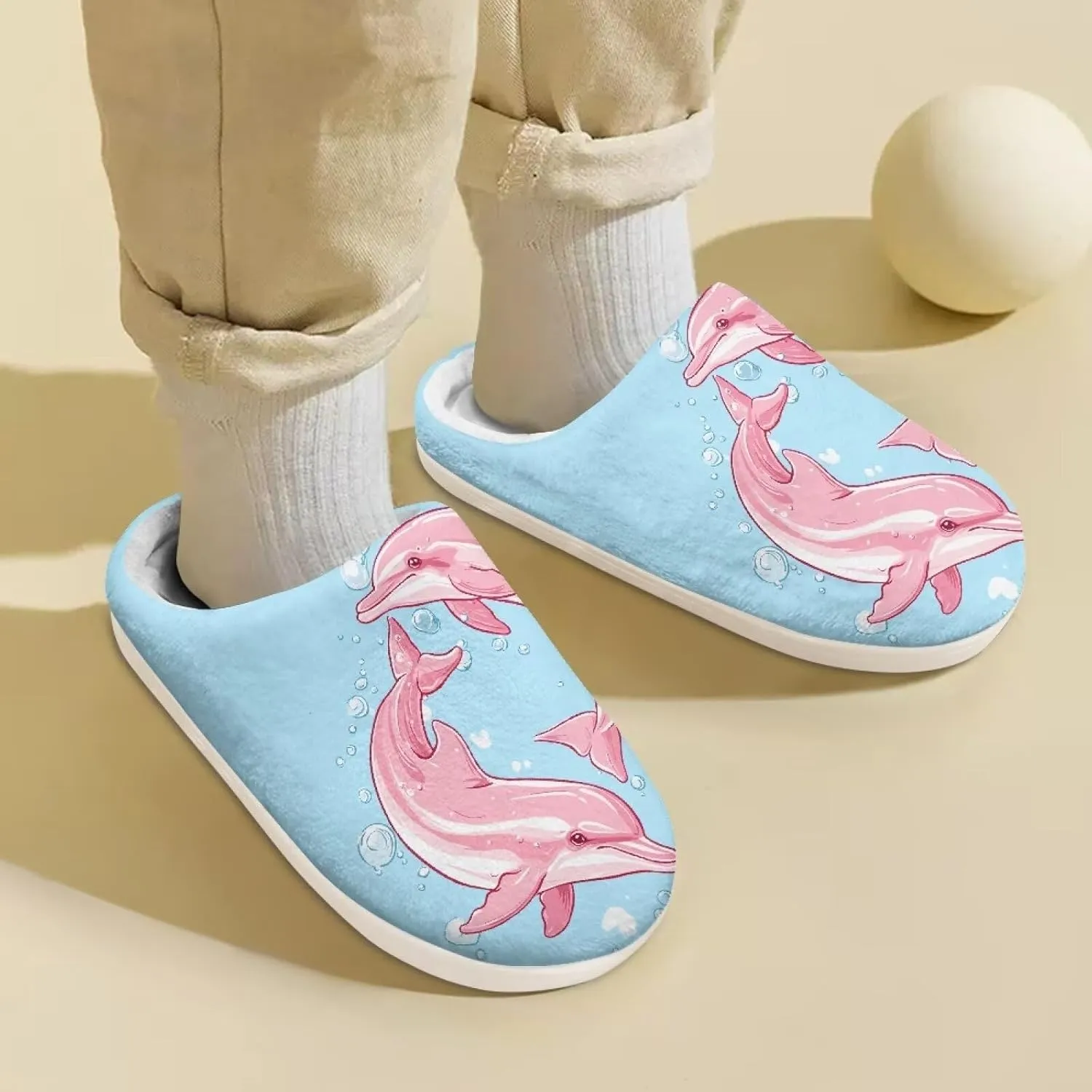 Kids Fuzzy Home Slipper Warm Soft Indoor Bedroom Slippers Winter Comfort Non-Slip Outdoor Slippers for Toddler Boys GirlsLittle kids US 9-15