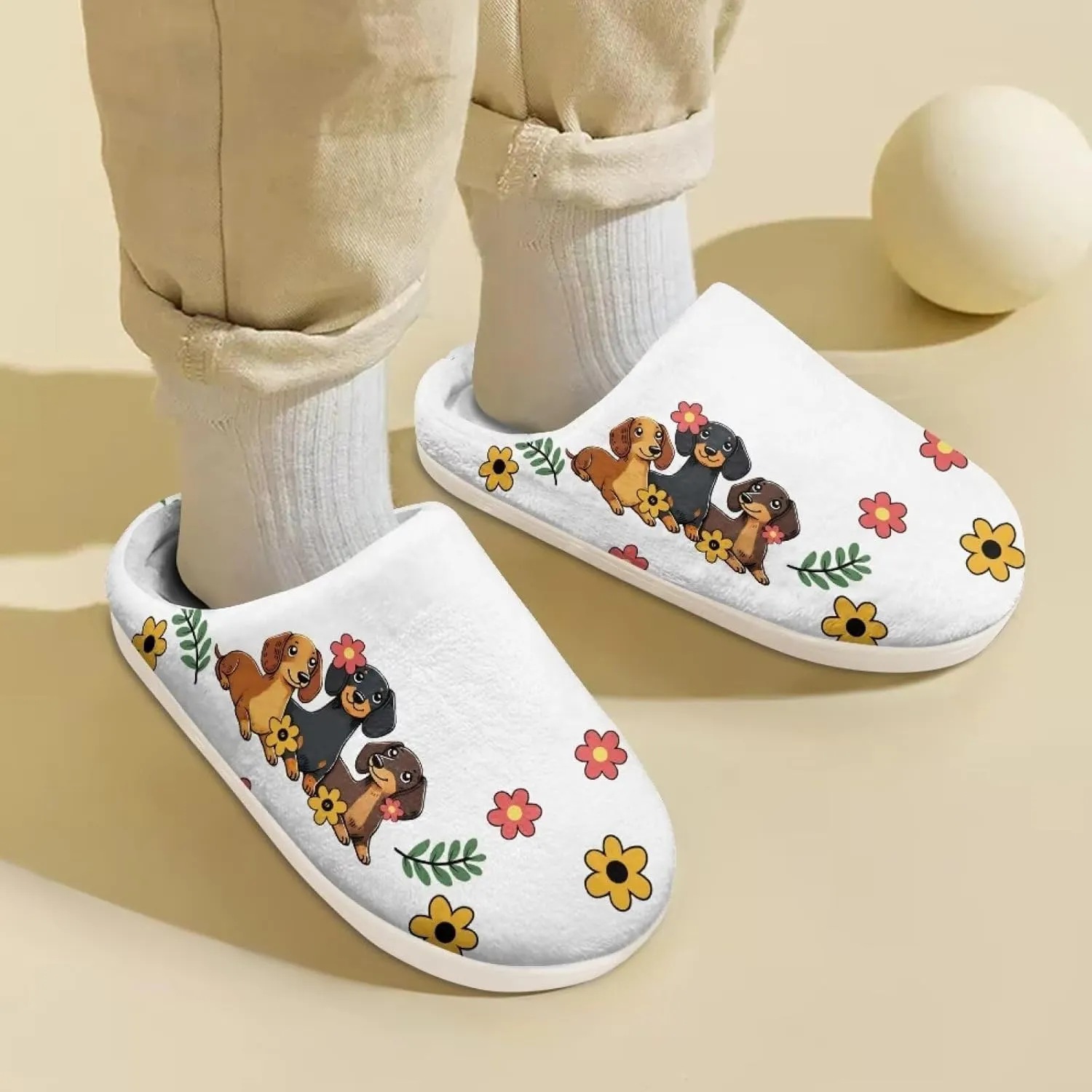 Kids Fuzzy Home Slipper Warm Soft Indoor Bedroom Slippers Winter Comfort Non-Slip Outdoor Slippers for Toddler Boys GirlsLittle kids US 9-15