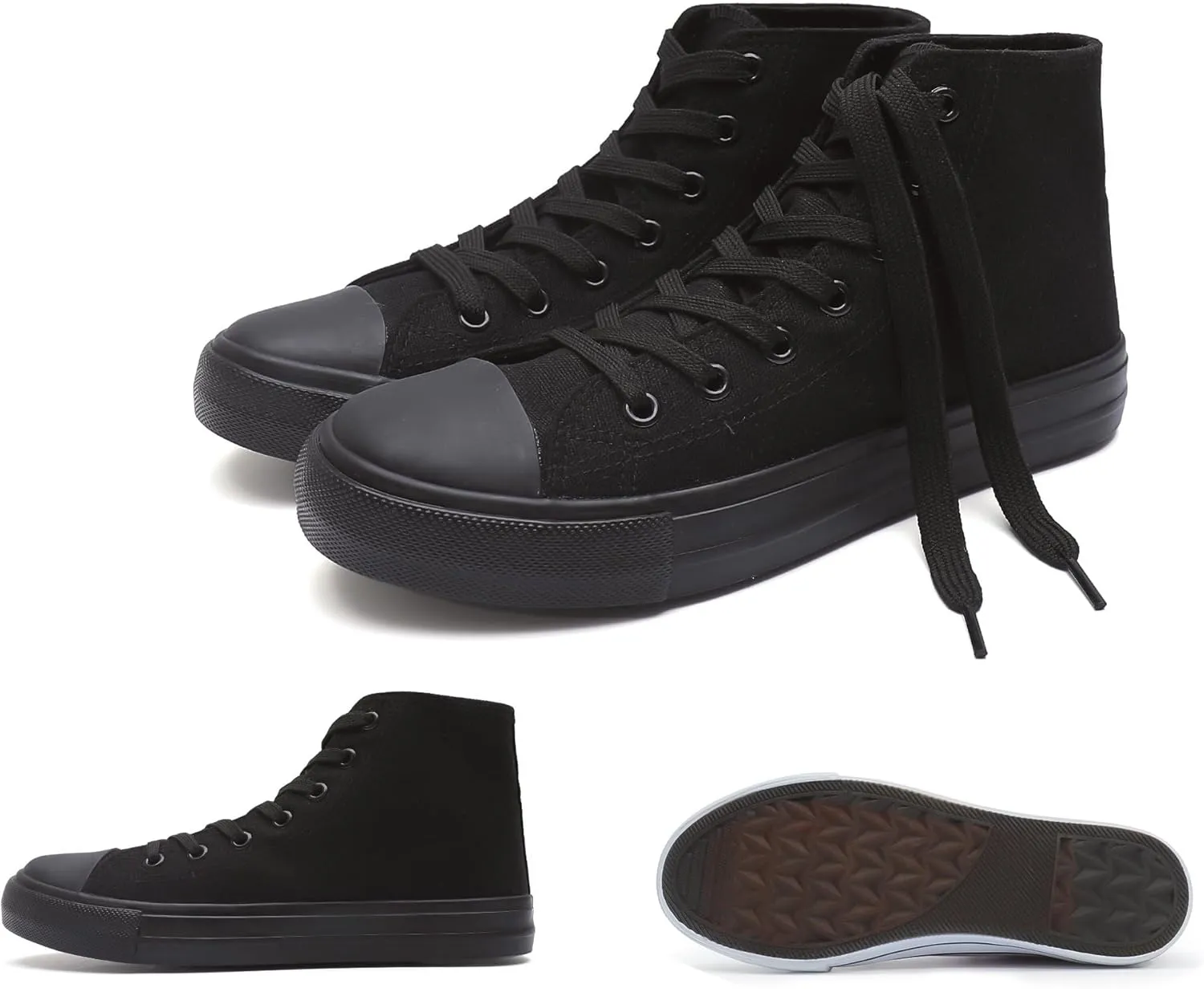 Kid's High Top Sneakers Classic High Tops Canvas Shoes for Girls and Boys, Lace up Tennis Shoes Fashion Canvas Sneakers Casual Shoes for Walking