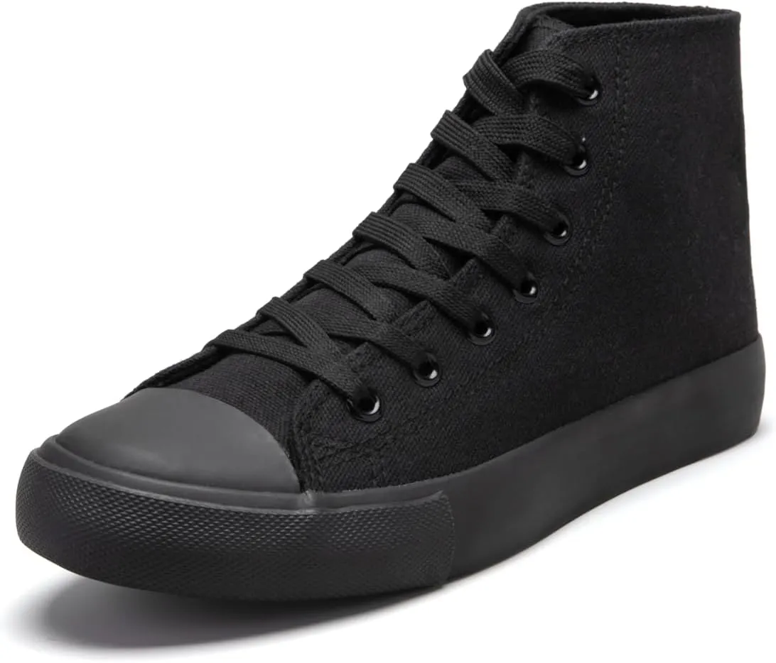 Kid's High Top Sneakers Classic High Tops Canvas Shoes for Girls and Boys, Lace up Tennis Shoes Fashion Canvas Sneakers Casual Shoes for Walking