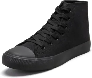 Kid's High Top Sneakers Classic High Tops Canvas Shoes for Girls and Boys, Lace up Tennis Shoes Fashion Canvas Sneakers Casual Shoes for Walking