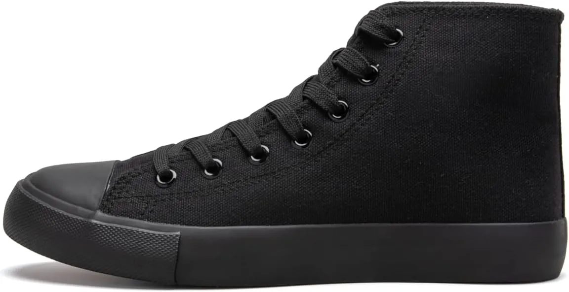Kid's High Top Sneakers Classic High Tops Canvas Shoes for Girls and Boys, Lace up Tennis Shoes Fashion Canvas Sneakers Casual Shoes for Walking