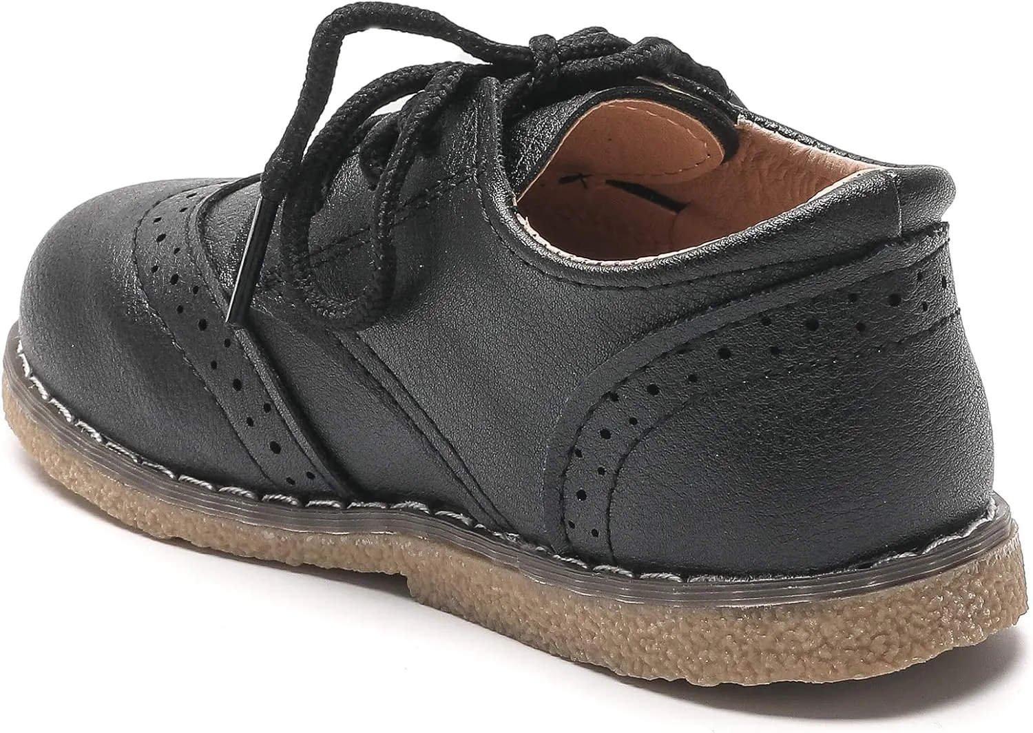 Kids Oxford Shoes Girl’s Boy’s Cute Dress Shoes Lace-Up School Uniform Loafer Flats Shoes