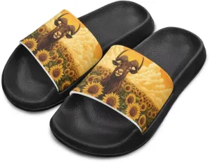 Kids Summer Sandals Cute Cartoon Slides for Girls & Boys Beach Pool House Shoes
