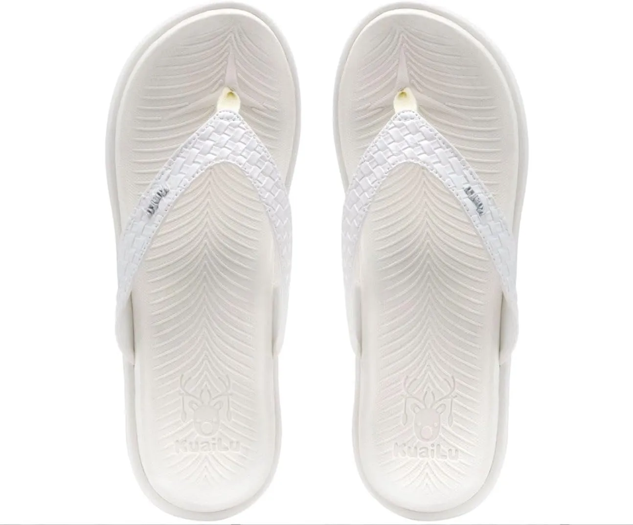 KuaiLu Womens Flip Flops Ladies Yoga Mat Comfortable Walking Thong Sandals With Plantar Fasciitis Arch Support Slip On Indoor Outdoor For Summer