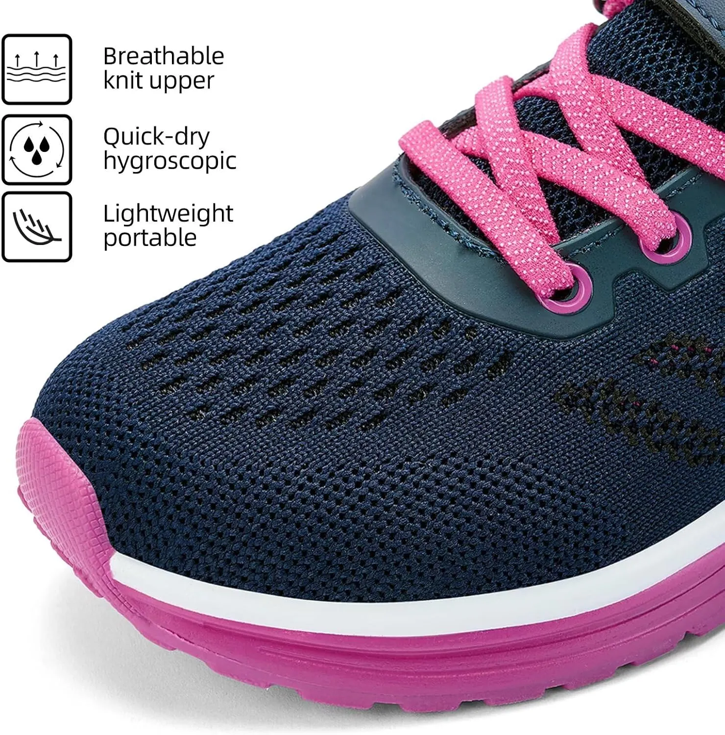 Lamincoa Toddler/Little Kids Boys Girls Lightweight Sneakers Unisex-Child Air Running Non-Slip Athletic Tennis Shoes