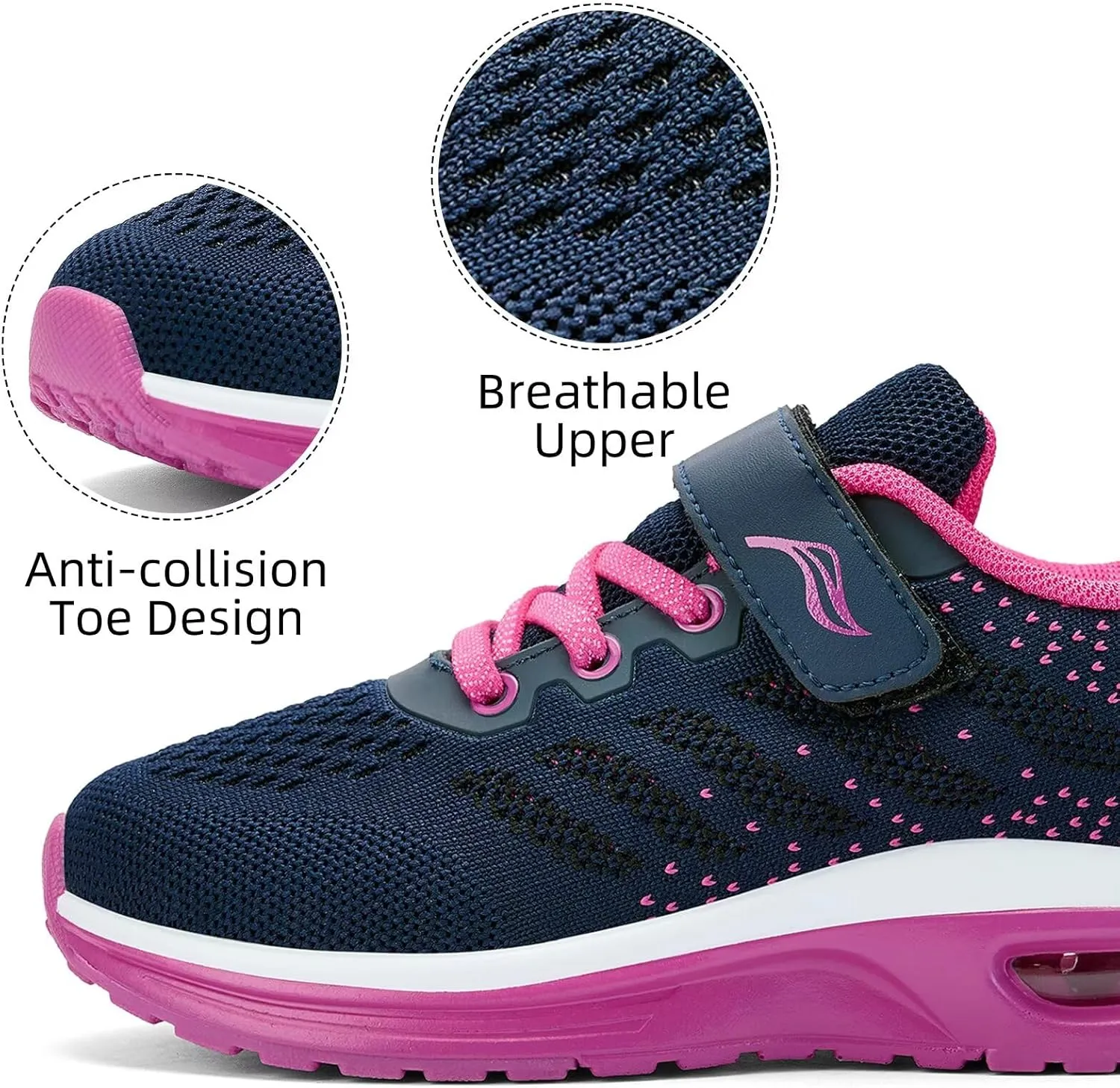 Lamincoa Toddler/Little Kids Boys Girls Lightweight Sneakers Unisex-Child Air Running Non-Slip Athletic Tennis Shoes