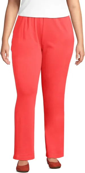 Lands' End Women's Sport Knit High Rise Pants
