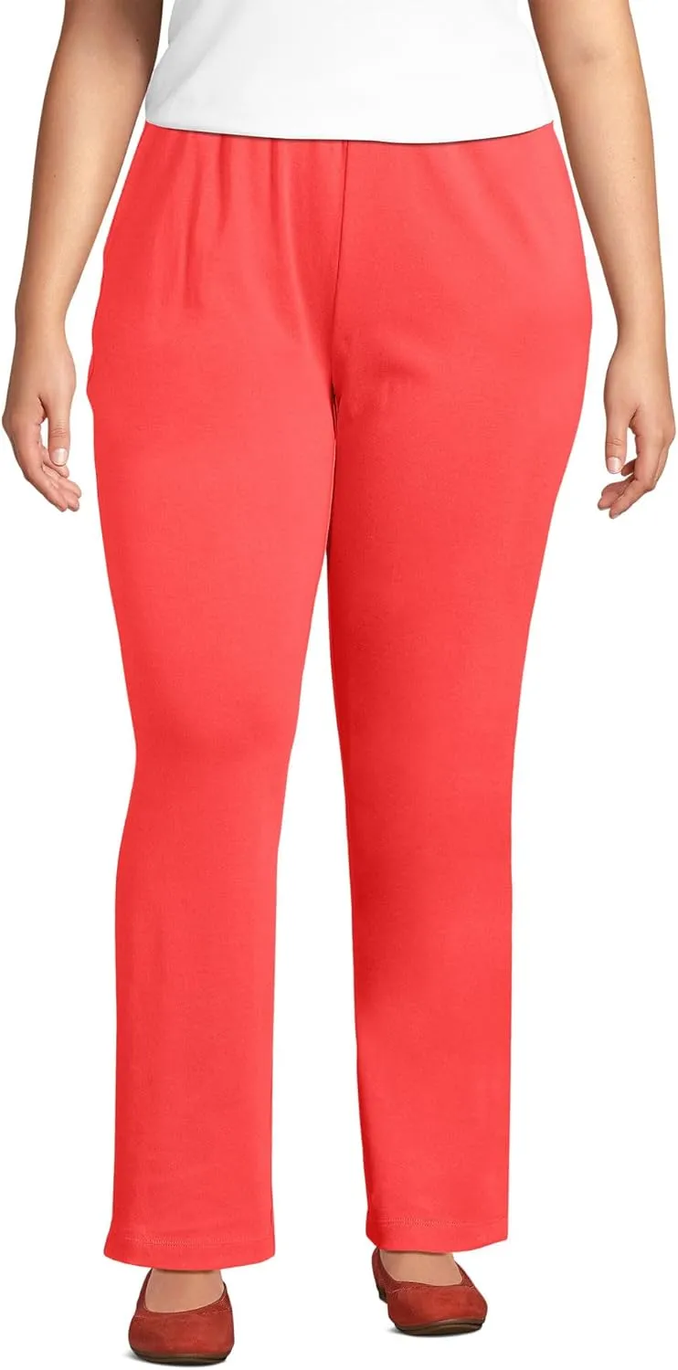Lands' End Women's Sport Knit High Rise Pants
