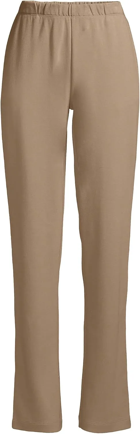 Lands' End Women's Sport Knit High Rise Pants