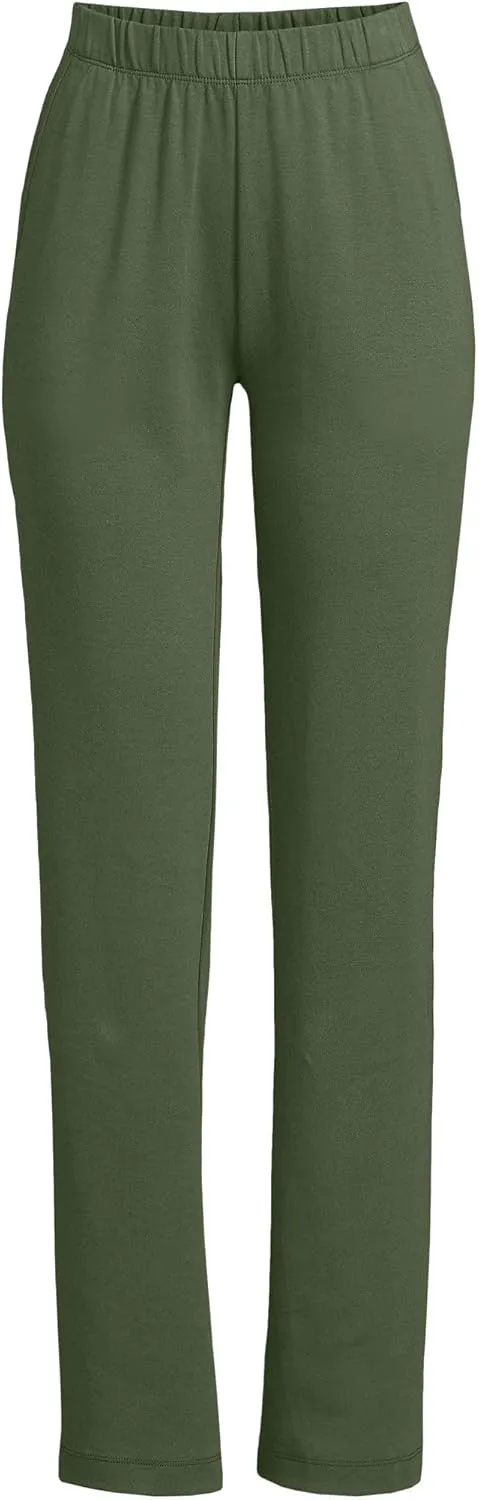 Lands' End Women's Sport Knit High Rise Pants