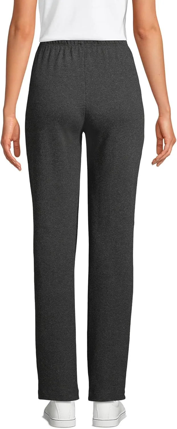 Lands' End Women's Sport Knit High Rise Pants