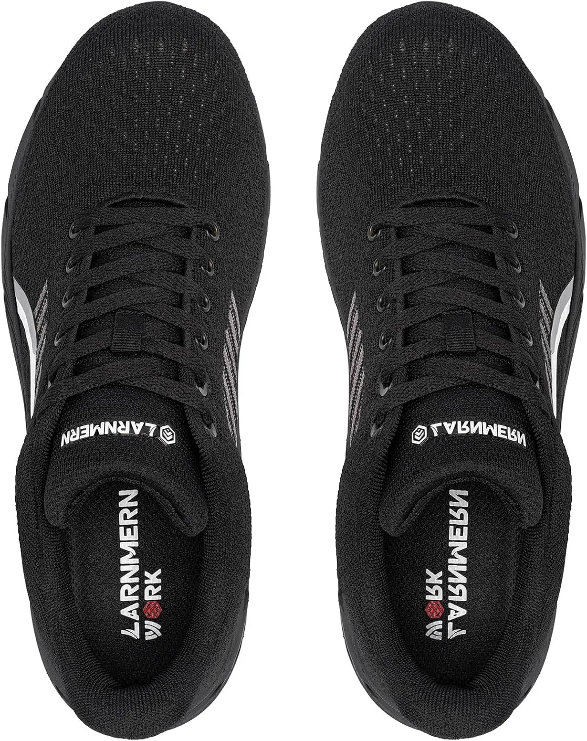LARNMERN Steel Toe Shoes for Men Lightweight Comfortable Work Sneakers Safety Toe Shoes Slip Resistant Running Shoe