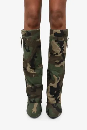 Lemonade Women's Fold Over Padlock Detail Wedge Heel Knee High Long Boot