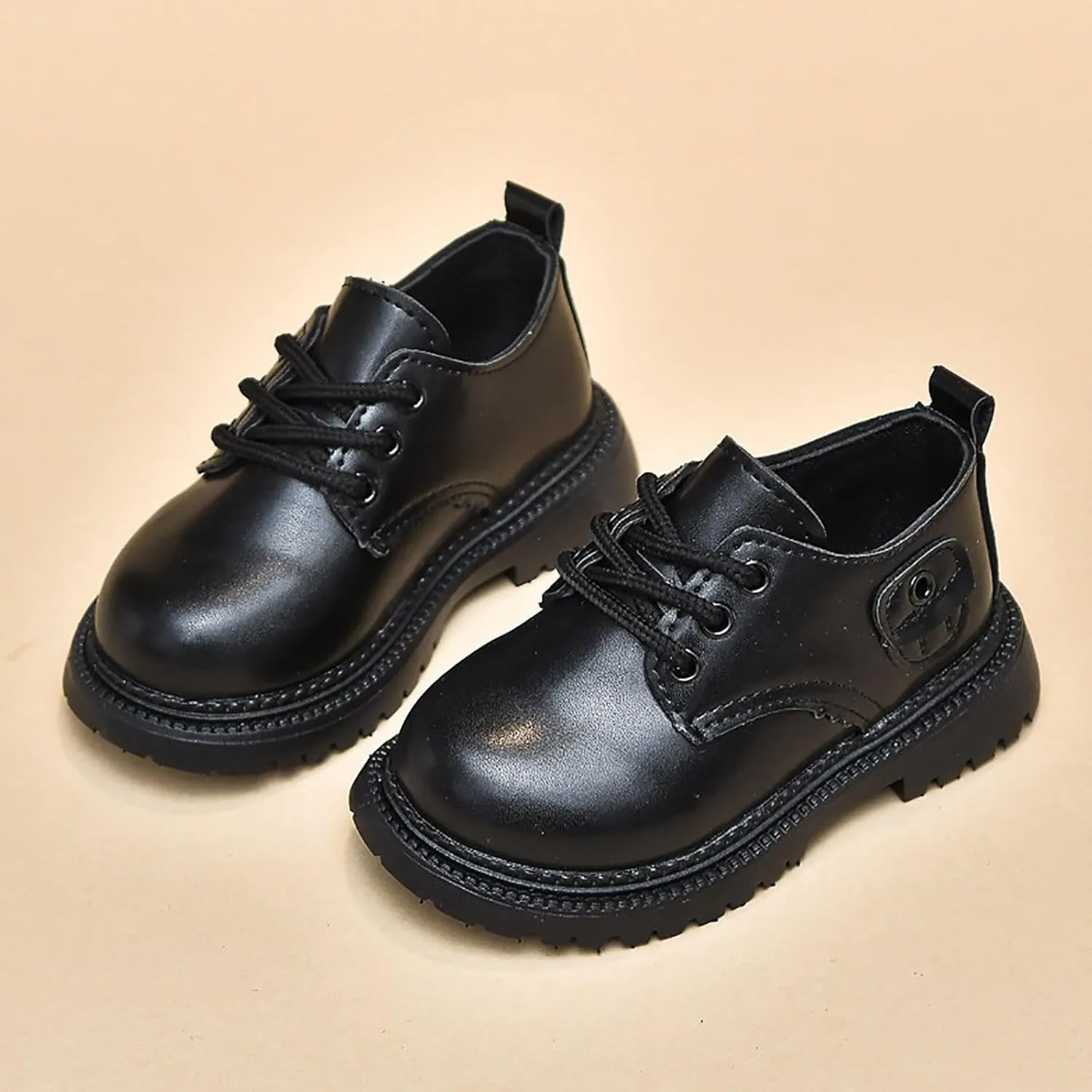 Little Boys Dress Shoes Kids Toddler Girl Oxford Shoes Wedding Church Dress Shoes Leather Lace Up School Uniform Loafer Flats
