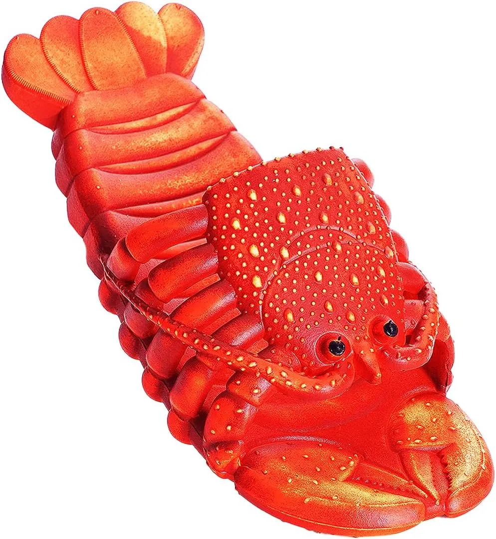 Lobster Slippers Fish Slides Unisex crayfish Shoes house Pool Beach Bass Fish Sandals Outdoor Unisex Funny Gift Sandals