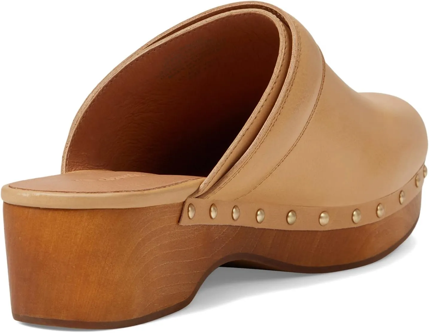 Madewell The Cecily Clog in Oiled Leather Clogs for Women - Slip-On Style Closure, and Round Toe Silhouette