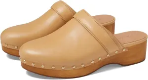 Madewell The Cecily Clog in Oiled Leather Clogs for Women - Slip-On Style Closure, and Round Toe Silhouette