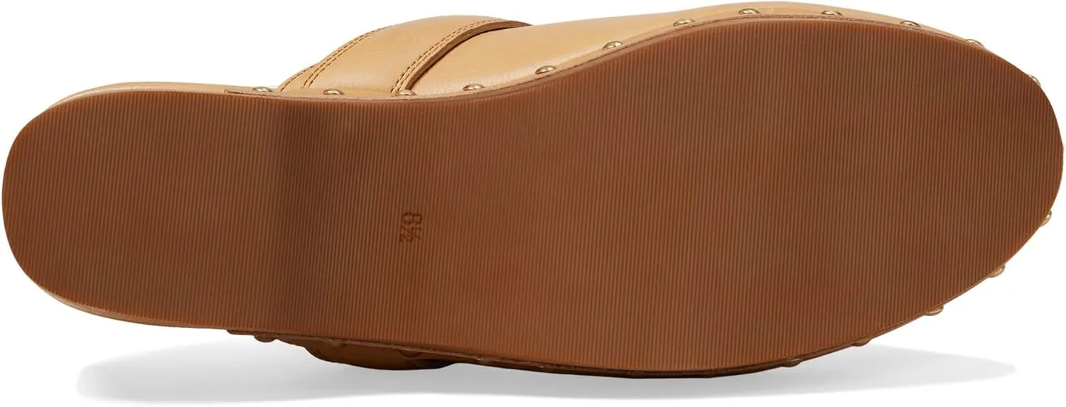 Madewell The Cecily Clog in Oiled Leather Clogs for Women - Slip-On Style Closure, and Round Toe Silhouette