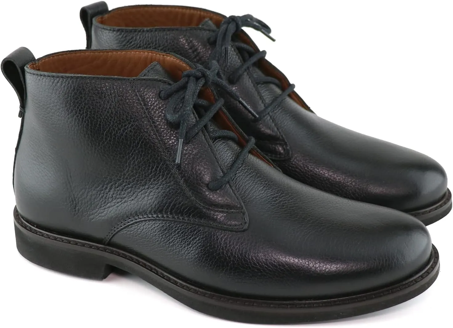 Marc Joseph New York MJNY Mens Casual Comfortable Genuine Leather Chukka Laceup Ankle Boots Lightweight Breathable Classic Fashion Chelsea Dress Boots
