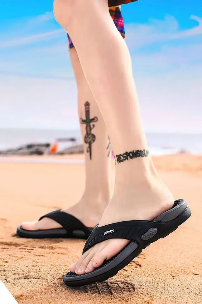 Massage Flip Flops for Men & Women, Acupressure Sandals Massage Slippers, Summer Breathable Beach Shoes