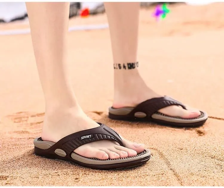 Massage Flip Flops for Men & Women, Acupressure Sandals Massage Slippers, Summer Breathable Beach Shoes