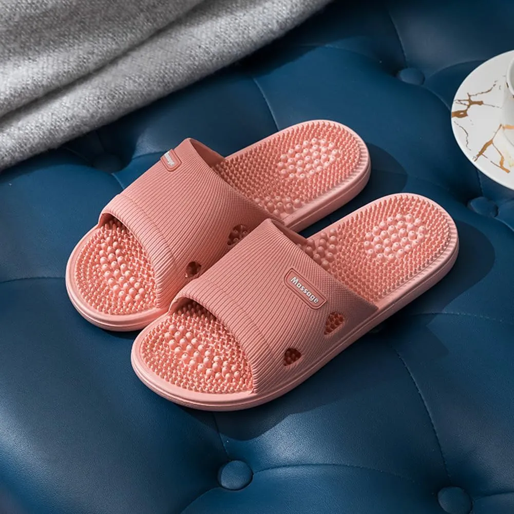 Massage Slippers Acupressure Slippers for Women Plantar Fasciitis Arthritis Neuropathy Pain Relief Acupuncture Slippers Non-Slip Massage Sandals Women,Gifts for Dad Mom(Suitable for 6-6.5 feet)