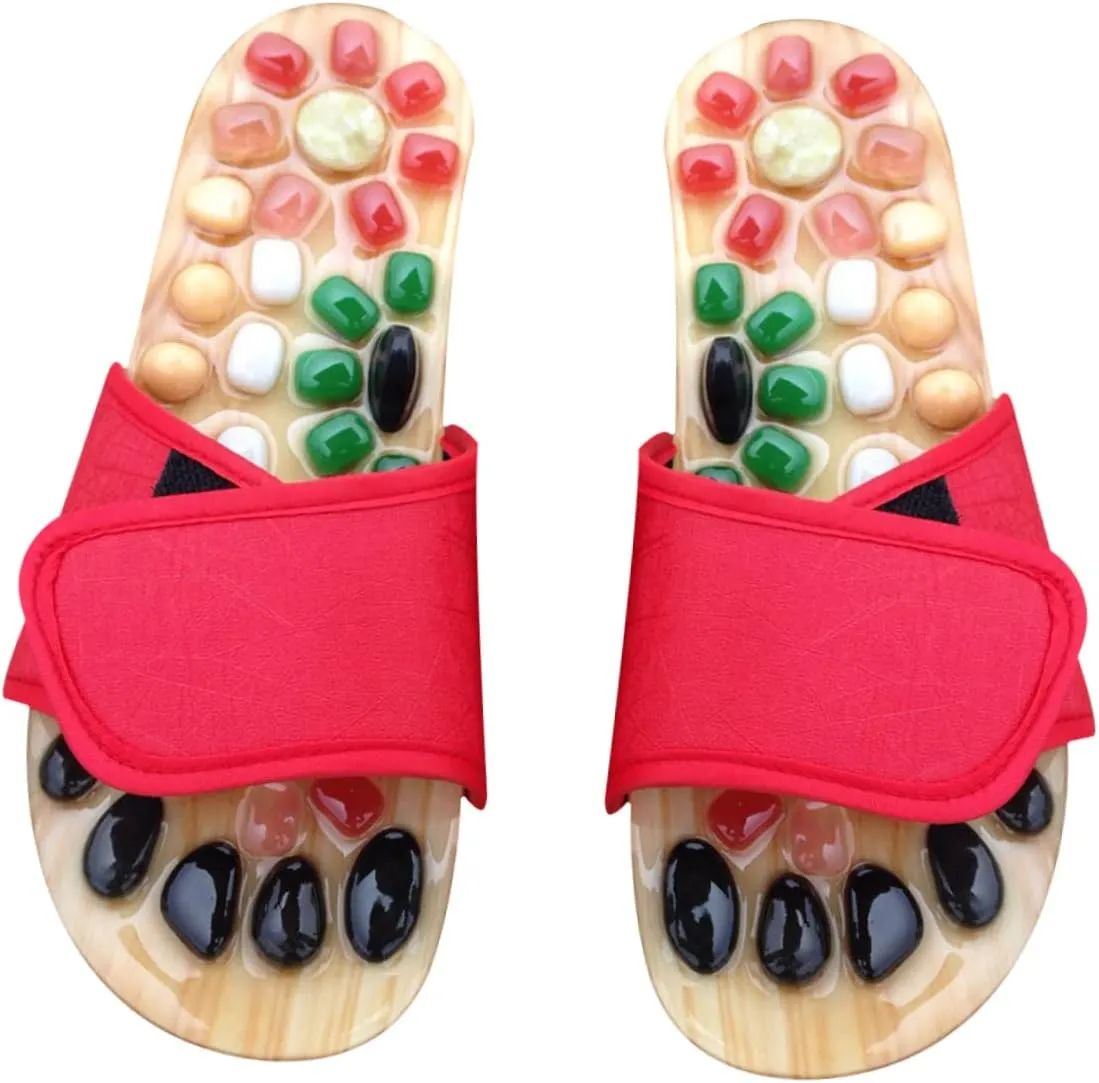 Massage Slippers Cobblestone Shoes Acupoint Therapy for Foot Relaxation