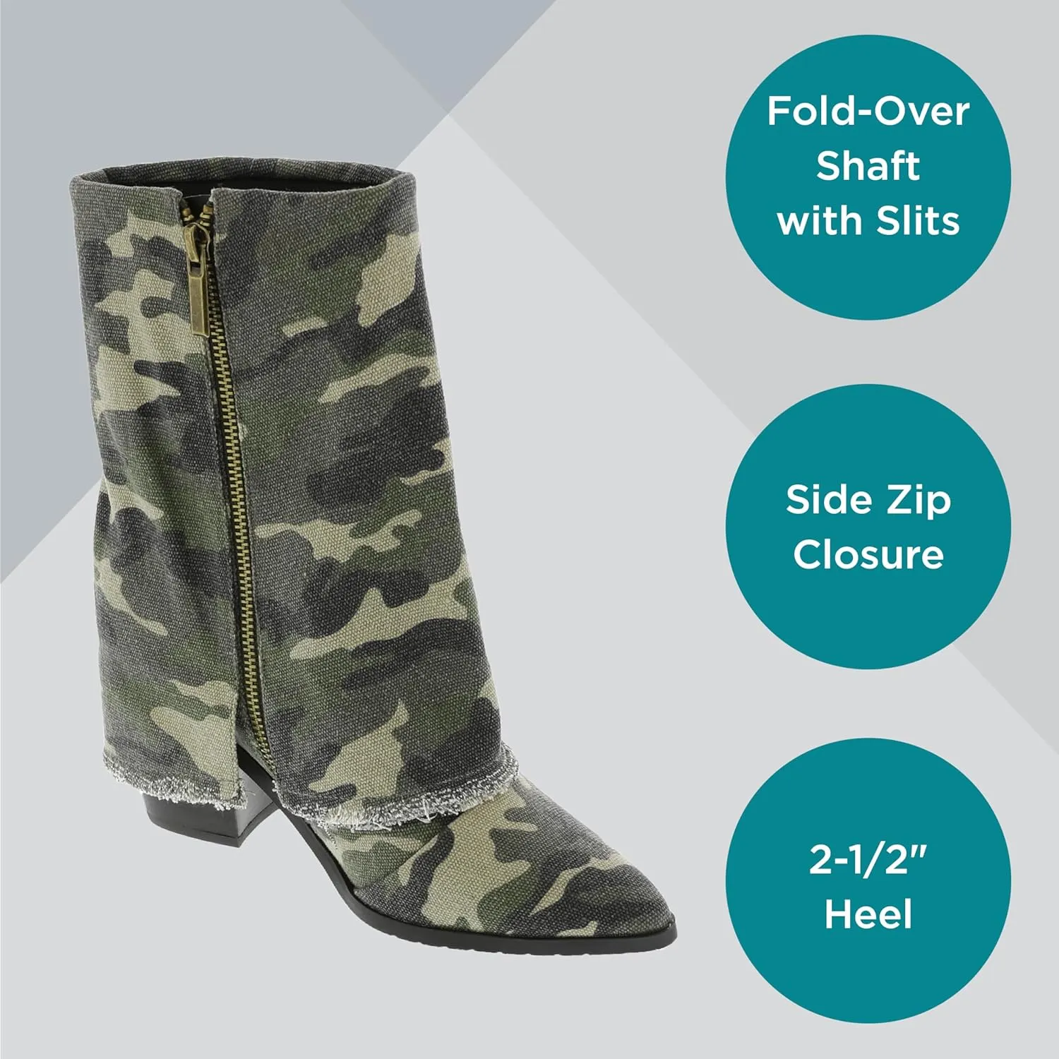 Masseys Women's Miranda Western-Inspired Fashion Boot