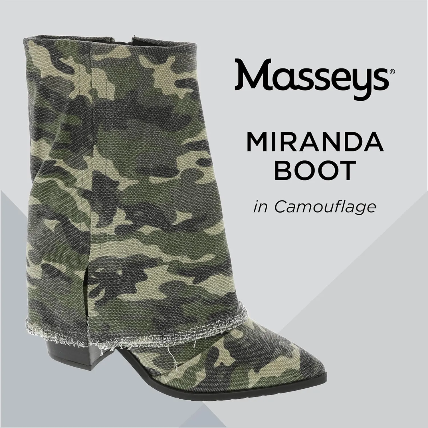 Masseys Women's Miranda Western-Inspired Fashion Boot