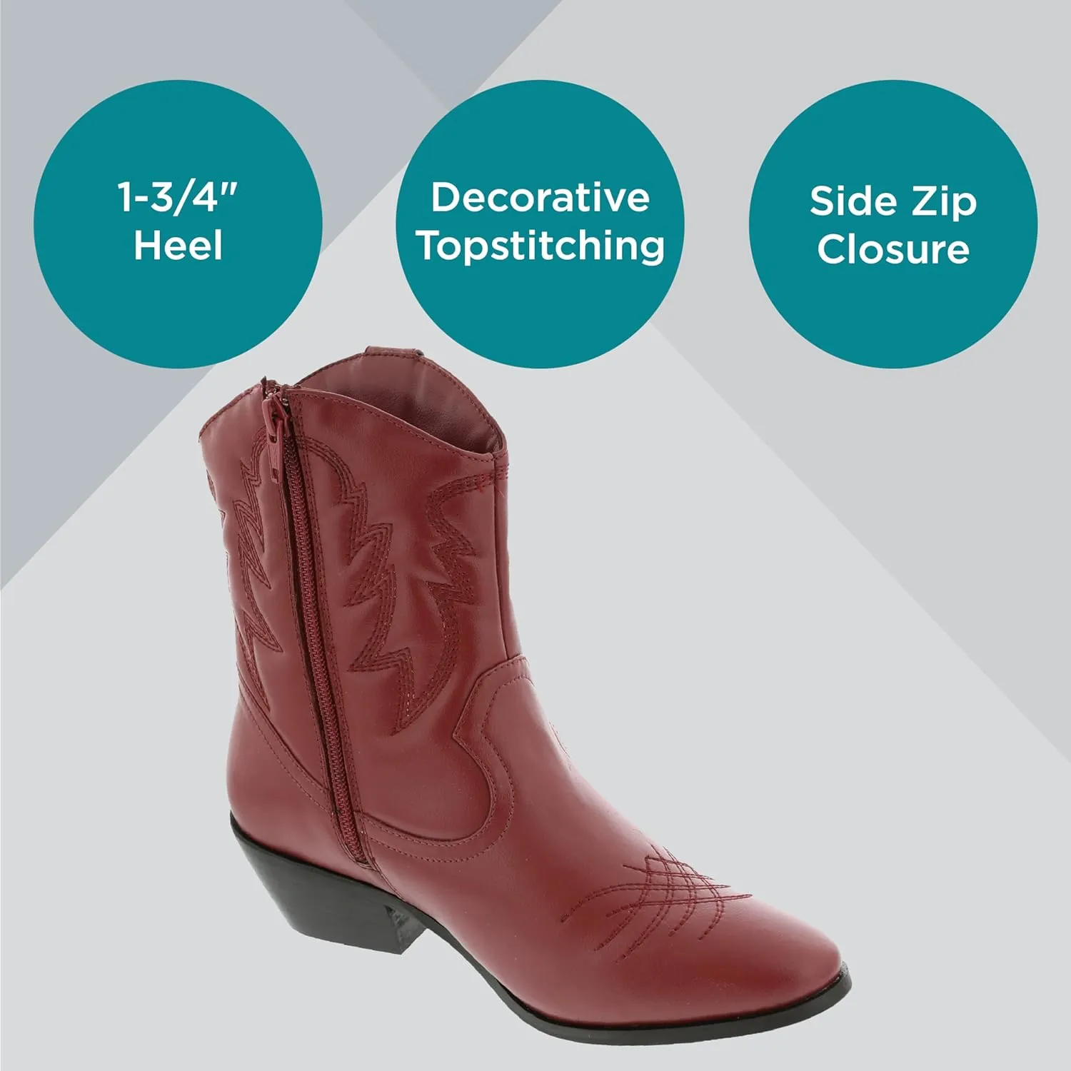 Masseys Women's Reba Mid Calf Western Boot