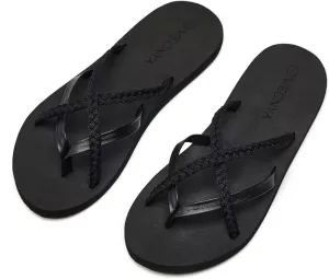 MEGNYA Women's Arch Support Flip Flops Sandals, Comfortable Summer Beach Slippers, Casual Walking Sandals