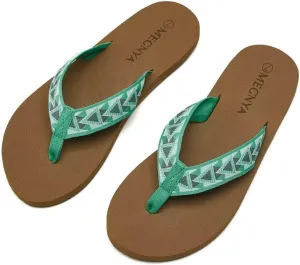 MEGNYA Women's Arch Support Flip Flops Sandals, Comfortable Summer Beach Slippers, Casual Walking Sandals