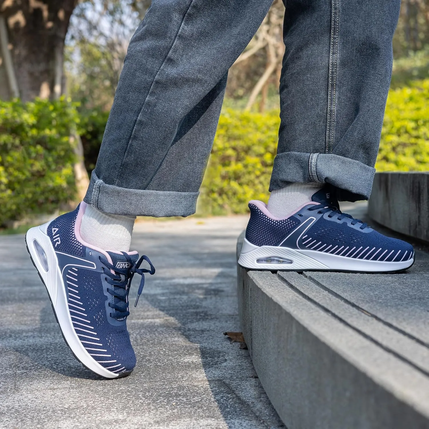 MEHOTO Womens Wide Toe Box Shoes Air Walking Sneakers with Arch Support Slip On Fashion Tennis Shoes for Swelling Bunion Plantar Fasciitis US 6-11