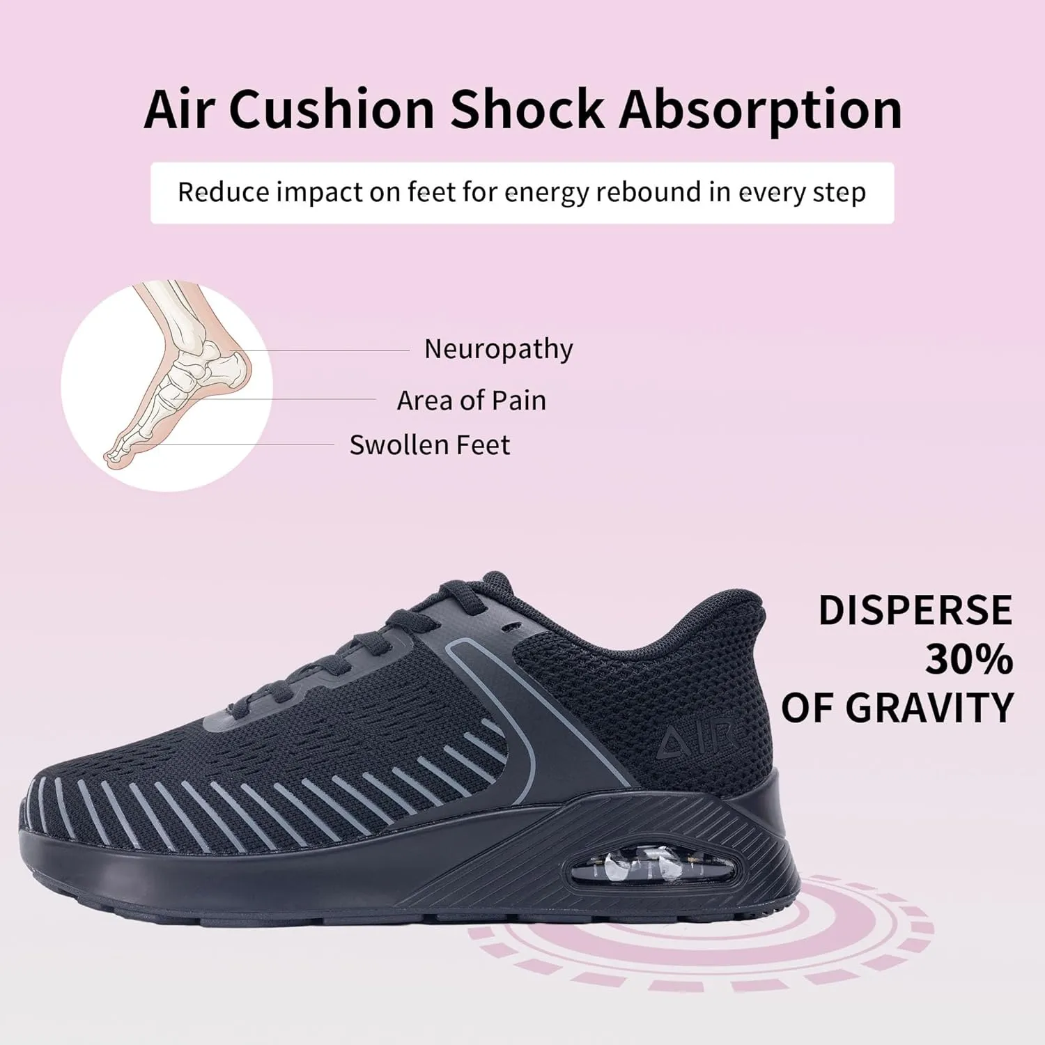 MEHOTO Womens Wide Toe Box Shoes Air Walking Sneakers with Arch Support Slip On Fashion Tennis Shoes for Swelling Bunion Plantar Fasciitis US 6-11