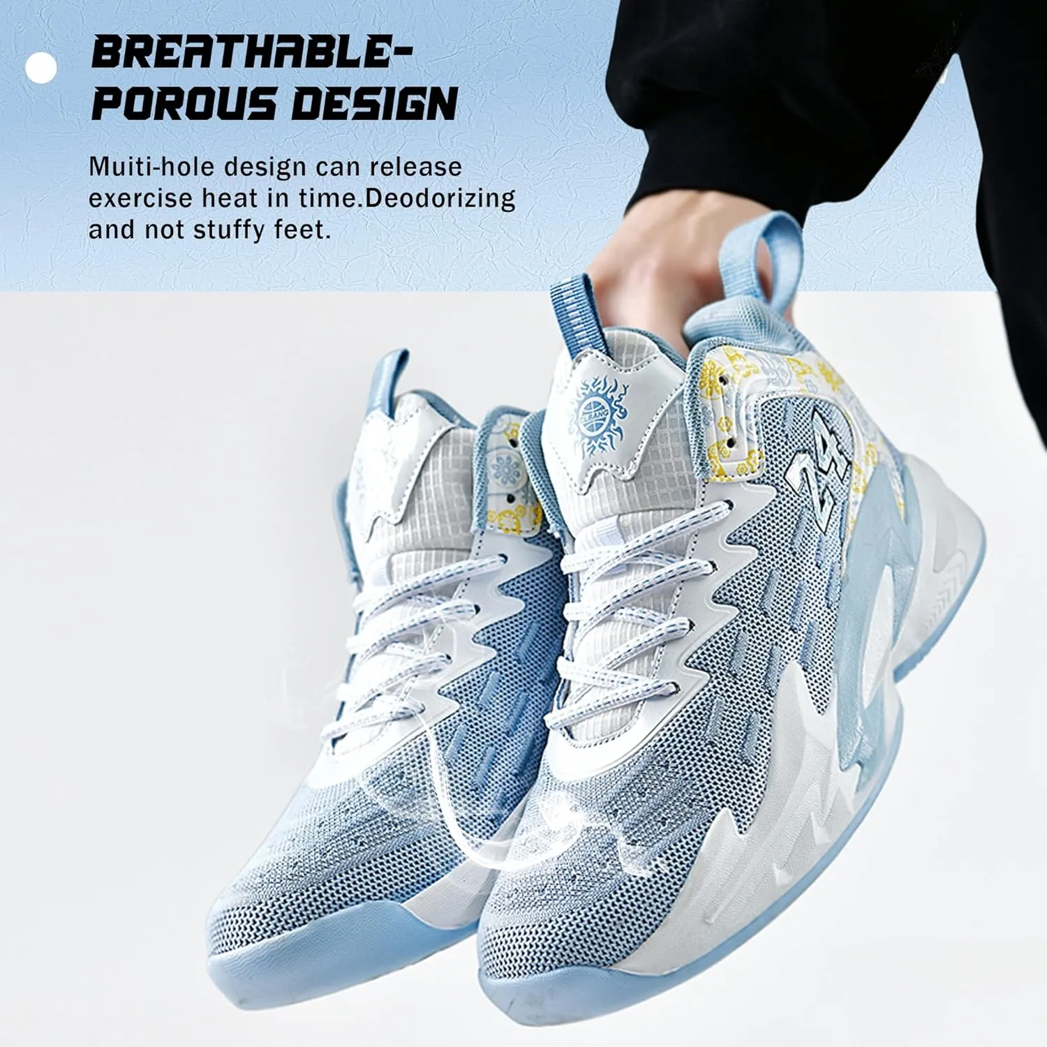 Men Basketball Shose Breathable Men Non Slip Outdoor Fashion Sneakers